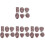 Pcs Simulation Chocolate Black Window Pvc 4