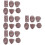 Pcs Simulation Chocolate Black Window Pvc 9