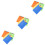 12Pcs Assorted Color A4 Paper Clipboards Plastic Clip Boards 5