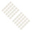 100Pcs Plastic Hydroponic Plant Basket White Garden Mesh Root Pot 6