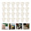 100Pcs Plastic Hydroponic Plant Basket White Garden Mesh Root Pot 11