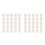 100Pcs Plastic Hydroponic Plant Basket White Garden Mesh Root Pot 4