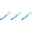 3Pcs Portable Turtle Shell Cleaning Brush Double-End Nylon Bristle 6