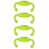 4Pcs Silicone Bottle Handles Soft Milk Light Green 7