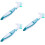 3Pcs Portable Turtle Shell Cleaning Brush Double-End Nylon Bristle 9