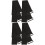 8Pcs Black Elastic Arm and Cable Management Straps with Cinch Design 7