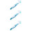 3Pcs Portable Turtle Shell Cleaning Brush Double-End Nylon Bristle 10