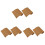 6 Pcs Coconut Palm Mat Bamboo Crawl 2
