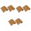 6 Pcs Coconut Palm Mat Bamboo Crawl 3
