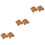 6 Pcs Coconut Palm Mat Bamboo Crawl 5