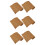 6 Pcs Coconut Palm Mat Bamboo Crawl 8