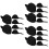 18Pcs Comfortable Black Chef Caps Restaurant Kitchen Supply 6