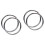 4Pcs Wing Chun Stainless Steel Rings Smooth Surface Durable Training 6