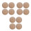 12Pcs Solid Wood Balls for Crafting Painting DIY Decor Use 6