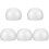 5Pièces Kits Cake Dummy En Mousse Blanche Pour 4