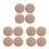 12Pcs Solid Wood Balls for Crafting Painting DIY Decor Use 7