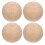 12Pcs Solid Wood Balls for Crafting Painting DIY Decor Use 2