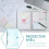 2St PVC Journal Binder in Sky- , Duurzame 6 Ring Planner Protector 6