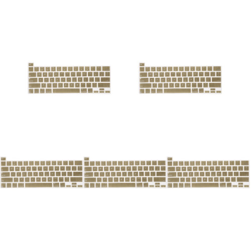 5St Keyboard Protector Cover Donkergroen, Wasbare Silicone Skin 2