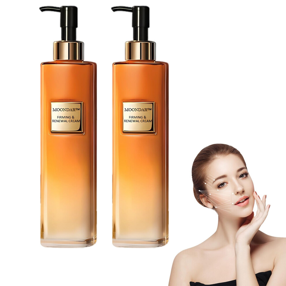 Cream Skin Firming 2 Pack With Collagen And Q10, Antiaging Face Lotion For Wrinkles And Elasticity