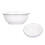 9in Ceramic Soup Bowl with Lid, 1500ml, White, Large Size 9