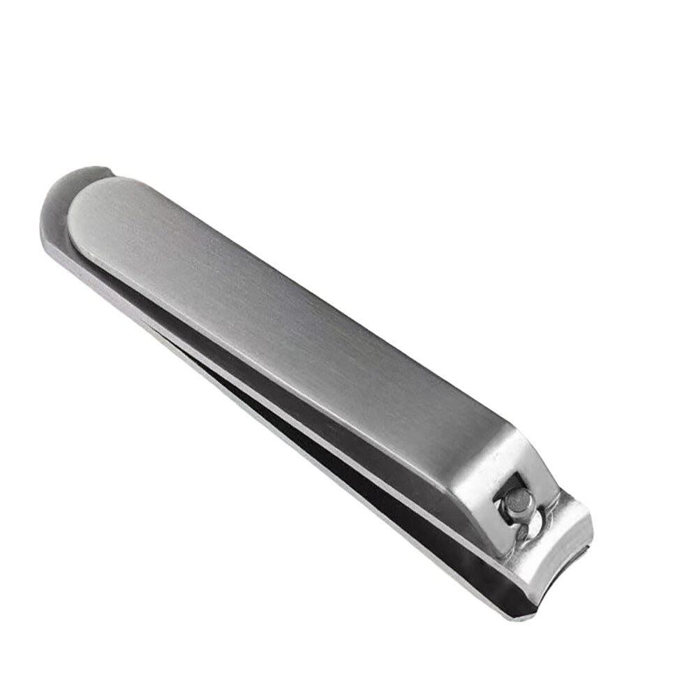 Stainless Steel Nail Clipper with 360 Rotating Handle and Precision Offset Cutting Edge for Fingernails and Toenails