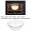 9in Ceramic Soup Bowl with Lid, 1500ml, White, Large Size 7