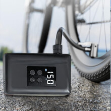 Electric Bike Pump 150 PSI Pressure with Smart Pressure Control and LED Light for Cycling