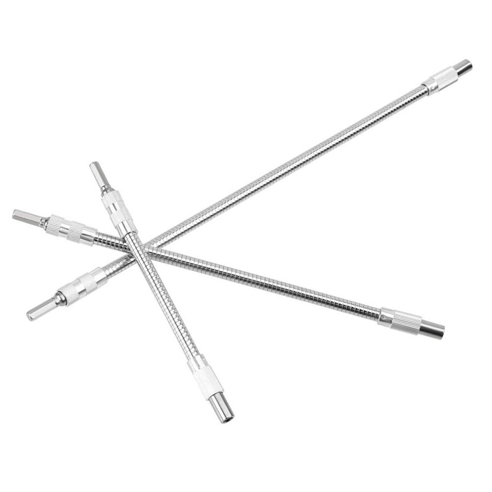 Flexible Drill Bit Extension Shaft 1/4 Inch Hex For Tight Spaces, 200Mm 300Mm 400Mm 9044945559989