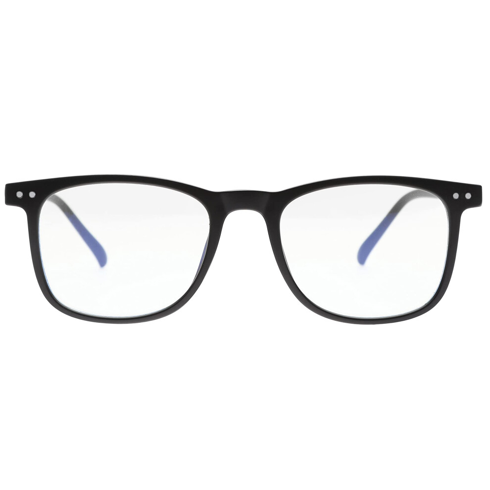 Blue/Light/Black Blocking Computer Glasses For Men And Women, Antiglare Tr90 Frame Matte