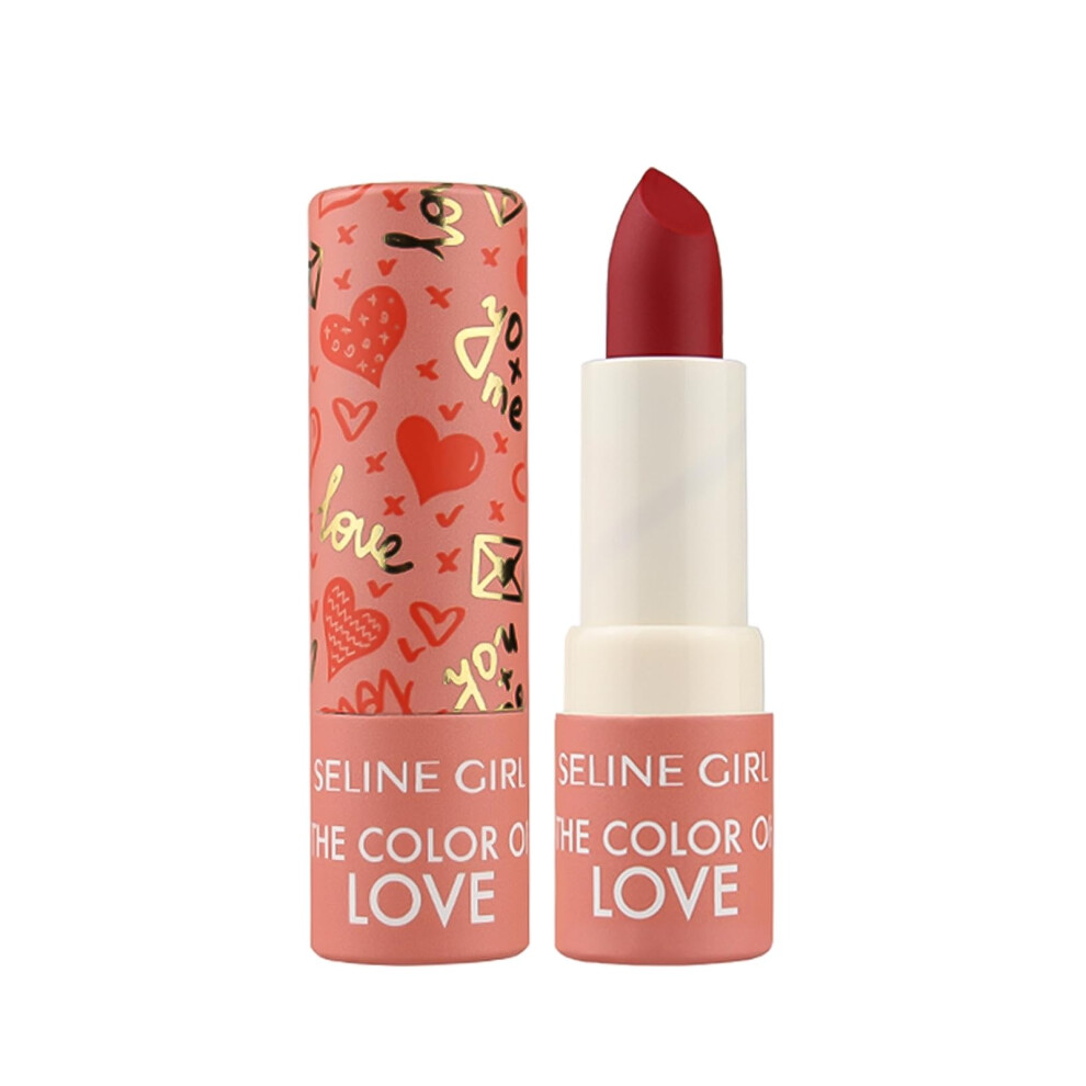 Matte Liquid Lipstick Waterproof Long Lasting Hydrating Soft Finish for Women Coral Shade