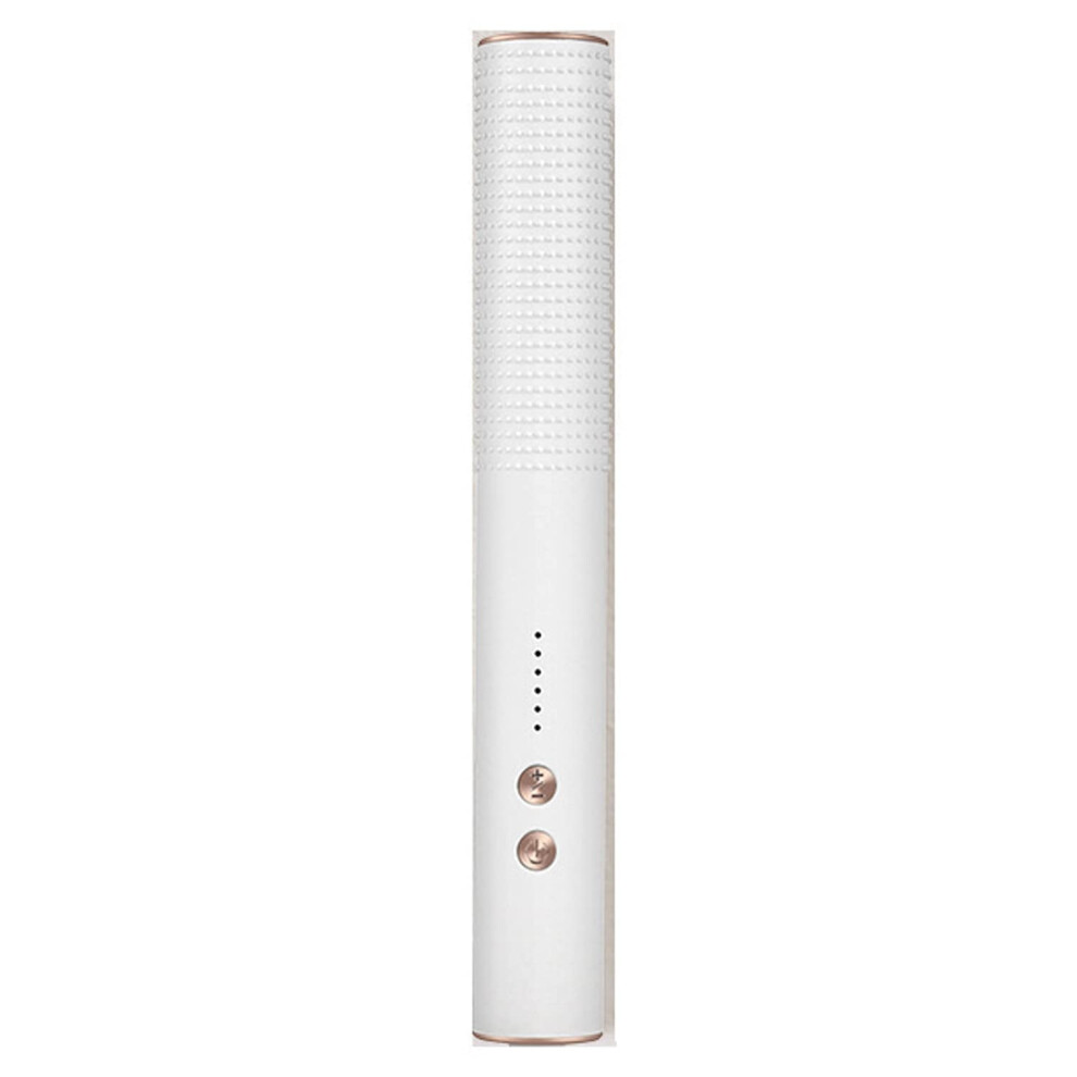 Professional 2 in 1 Hair Straightener and Curler with Fast Heat Up, Adjustable Temp, Ceramic Ionic White