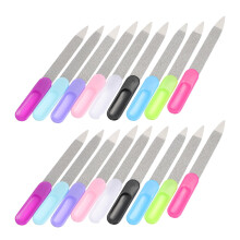 27pcs Stainless Steel Nail File Set Reusable Manicure Buffer for Natural and Acrylic Nails