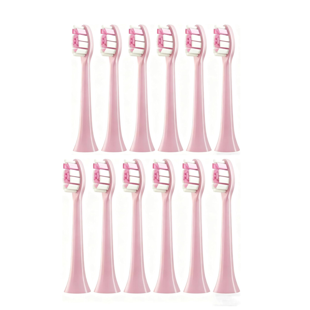Replacement Heads for Philips Sonicare DiamondClean Pink Pack of 12 HX3 HX6 HX8 HX9 Compatible