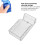 Clear Plastic Cigarette Case with Automatic Pull-Down Opening, 93x62x28mm 4
