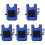 5Sets Interaktives Sticky Ball Mit Weste Für Kinder Blau 2