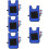 5Sets Interaktives Sticky Ball Mit Weste Für Kinder Blau 11