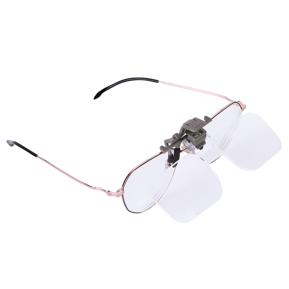 Headband Magnifier with 2X Double Eye Lens, Hands  Magnifying Glasses for Jewelry Making, Watch and Electronics