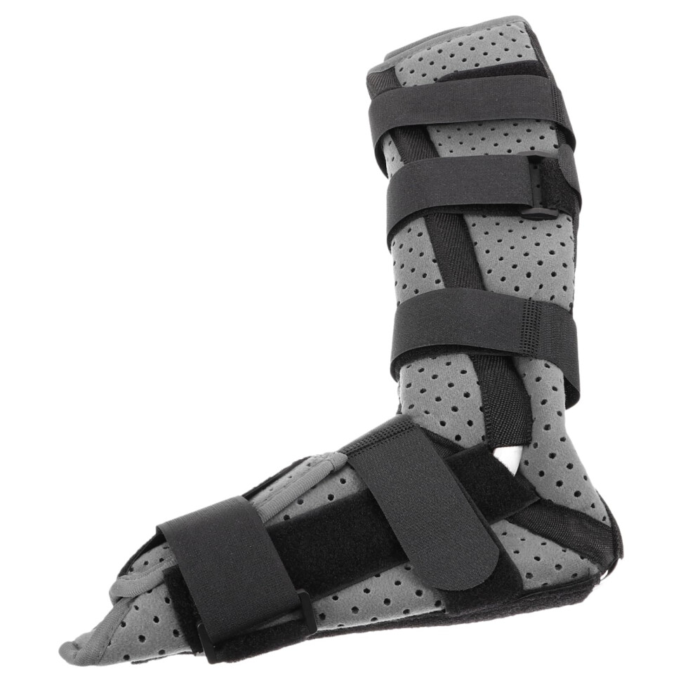 Ankle Brace for Sprained Ankle with Stabilizer and Strap, Orthopedic Foot Boot for Injury Recovery
