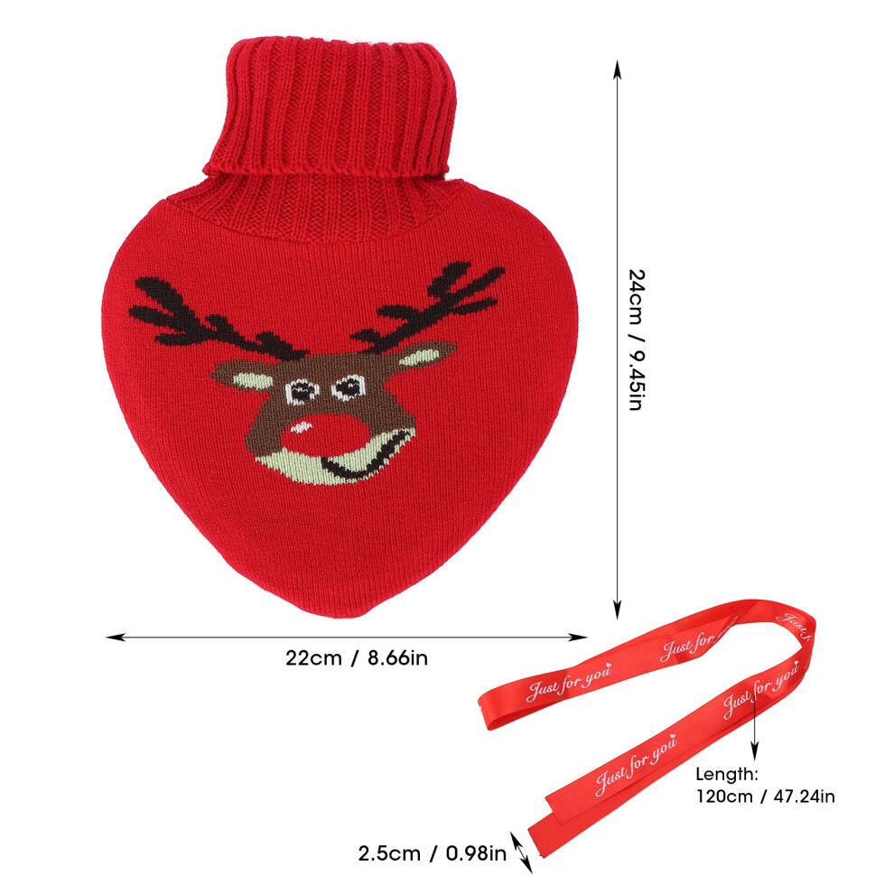 Rubber Hot Water Bottle Leakproof Pain Relief