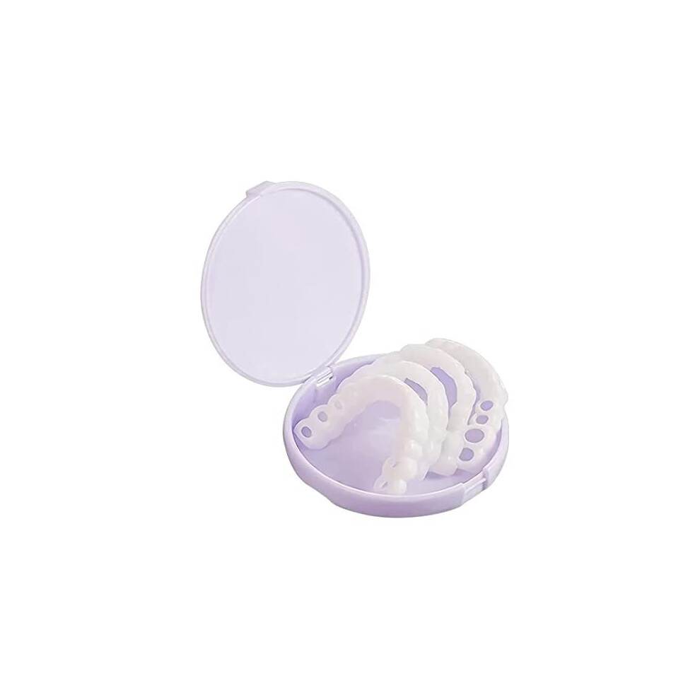 Temporary Dental Veneers Fake Teeth for Adults, Natural Shade 6, Immediate Smile Restoration, 2 PCS