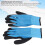 1 Pair Cold Resistant Latex Nylon Gloves 6