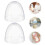 6Pièces Couvercles Transparent Large Ouverture Pour 10