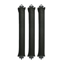 Heatless Hair Curlers Headband for Long Hair, No Heat Overnight Curling Rod, Black 27cm
