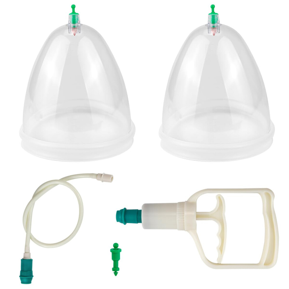 Cupping Therapy Set with Silicone Vacuum Massage Cups and Hand Pump for Pain Relief and Muscle Recovery