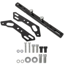 4Pcs Universal Black Aluminum Motorcycle Handlebar Control Extender