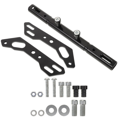 4Pcs Universal Black Aluminum Motorcycle Handlebar Control Extender