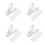 120Pcs White ABS Clothes Clips Large Windproof Hangers for Laundry Use 5
