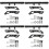 4Pcs Universal Black Aluminum Motorcycle Handlebar Control Extender 7