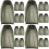 20Pcs Professional Lightweight Beekeeper Hat Olive Green Folding Net 7